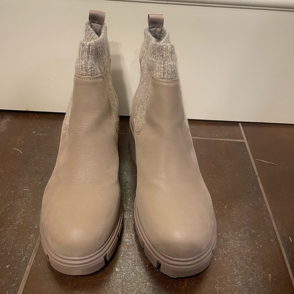 Brown Chunky Boots - Picture 2 of 4